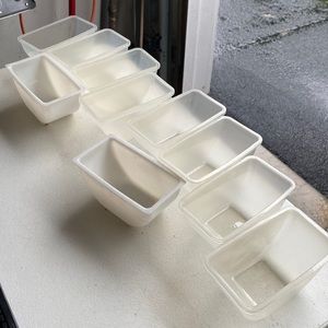 10 containers for putting cherries, limes, lemons etc in at a bar